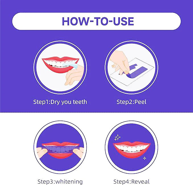 Amzoo Purple Teeth Whitening Strips
