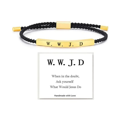 Dont Let the Hard Days Win Motivational Tube Bracelets, Adjustable Hand Bradied Wrap Stainless Steel Inspirational Gifts