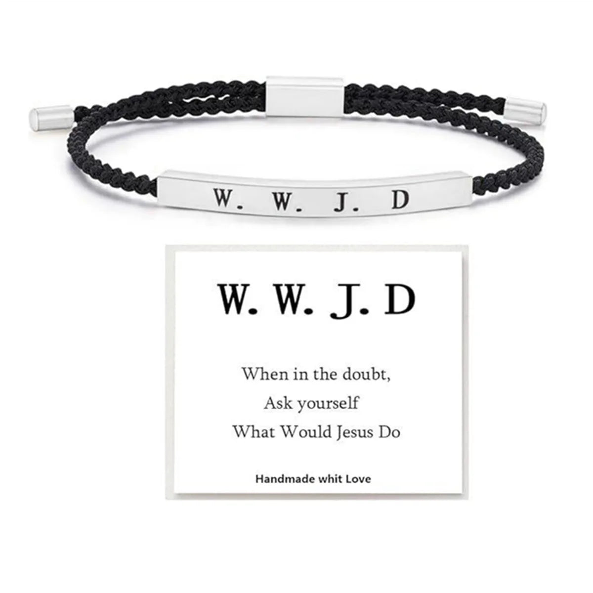 Dont Let the Hard Days Win Motivational Tube Bracelets, Adjustable Hand Bradied Wrap Stainless Steel Inspirational Gifts