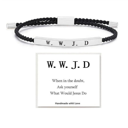 Dont Let the Hard Days Win Motivational Tube Bracelets, Adjustable Hand Bradied Wrap Stainless Steel Inspirational Gifts