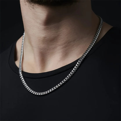 To My Boyfriend Cuban Chain Necklace,Promise Necklace for Him,Anniversary Gift Birthday Gift for Boyfriend,Christmas Gift Forhim