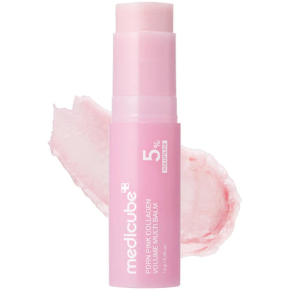 [NEW] [Medicube] PDRN Pink Collagen Volume Multi Balm | All in One Volufiline, PDRN, NAD Stick for Youthful-Looking, Helping Look of Fine Lines, Firming Care, Anti-Aging Care | for Under-Eyes, Neck, Forehead, Smile Lines, Lip Care | Korean Skincare
