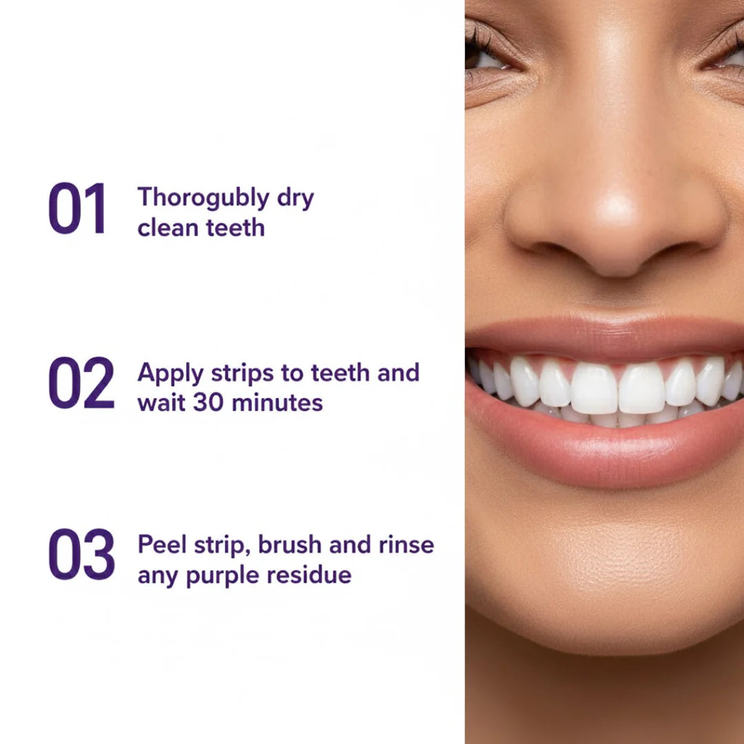 Amzoo Purple Teeth Whitening Strips