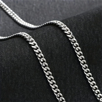 To My Boyfriend Cuban Chain Necklace,Promise Necklace for Him,Anniversary Gift Birthday Gift for Boyfriend,Christmas Gift Forhim